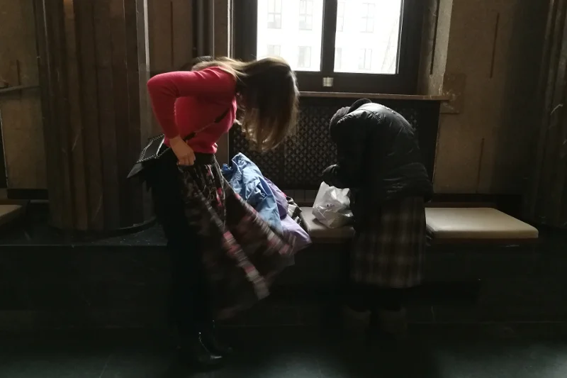 W środę odwiedziliśmy panią Marię.
