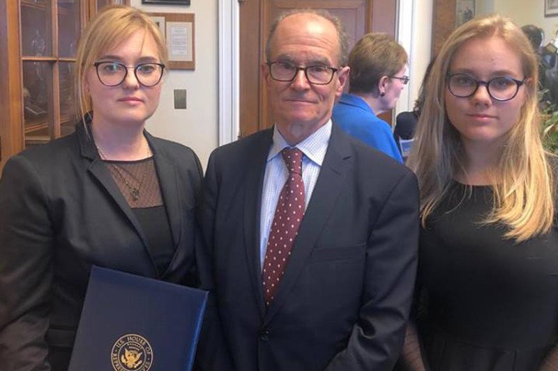 Magdalena Adamowicz w Kongresie USA.