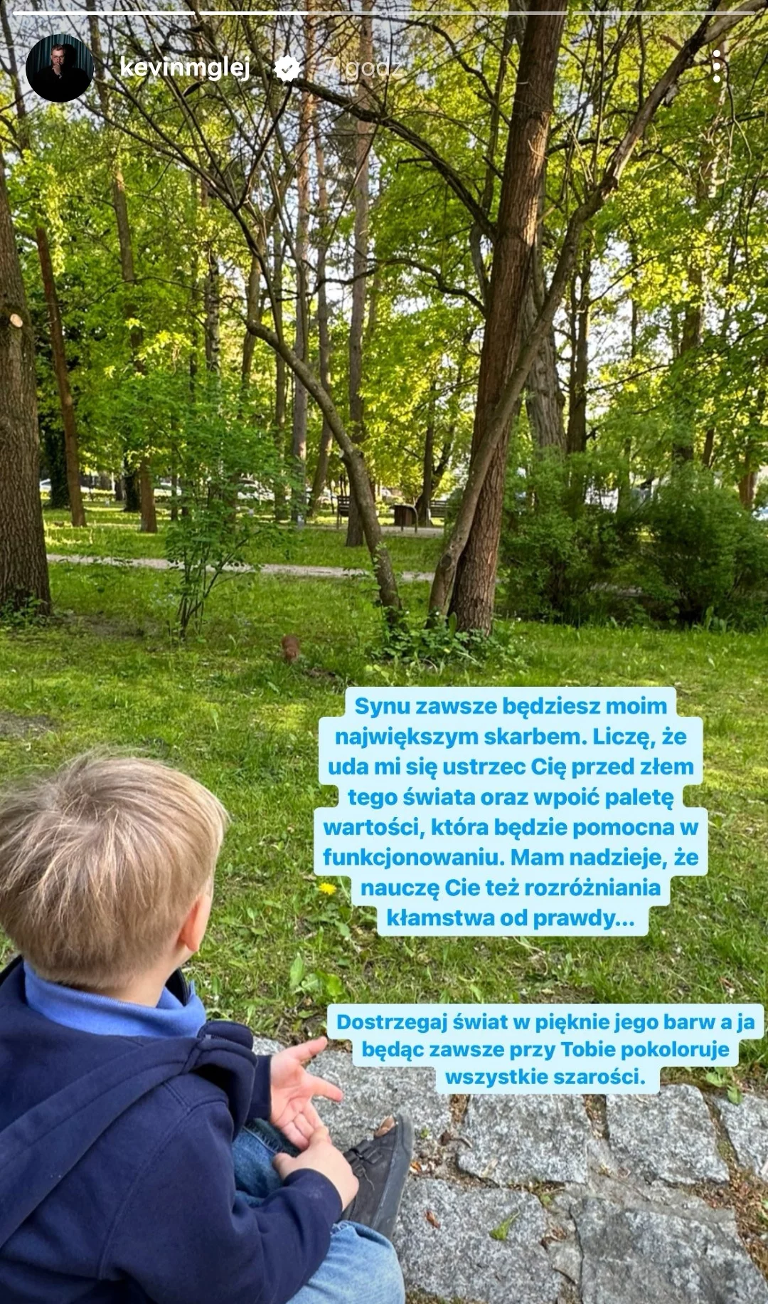 Kevin Mglej do synka na Instagramie w Dzień Dziecka. "Największy skarb"