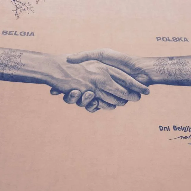 Belgijski mural na warszawskiej Ochocie
