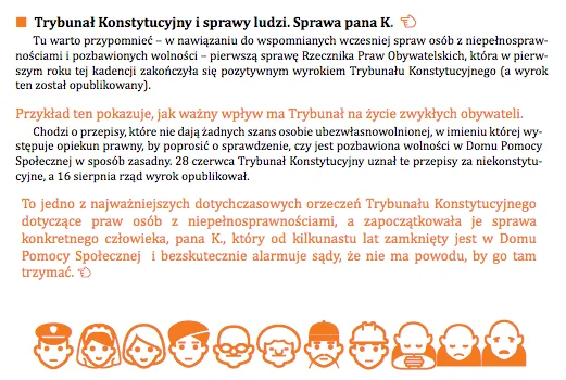 Fragment sprawozdania RPO po roku sprawowania urzędu.