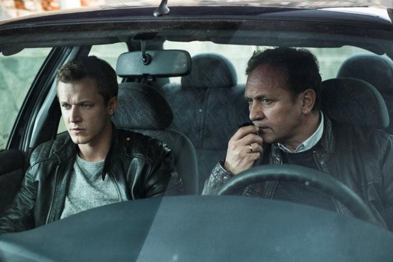 Odtwórcy głównych ról męskich, Filip Pławiak i Andrzej Chyra.