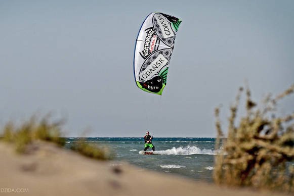 Jan Lisewski i jego kitesurfing