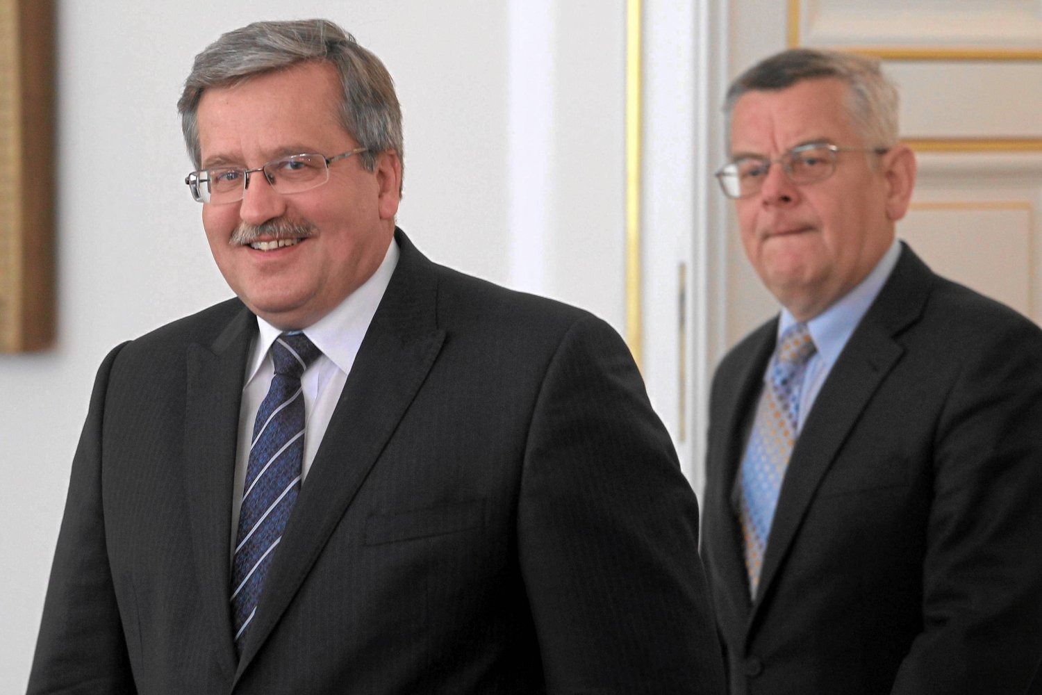 Prezydent Bronisław Komorowski i prof. Tomasz Nałęcz