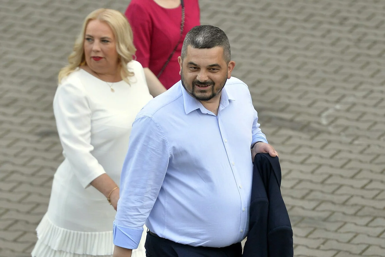 Sylwia Sobolewska z mężem Krzysztofem Sobolewskim, posłem PiS.