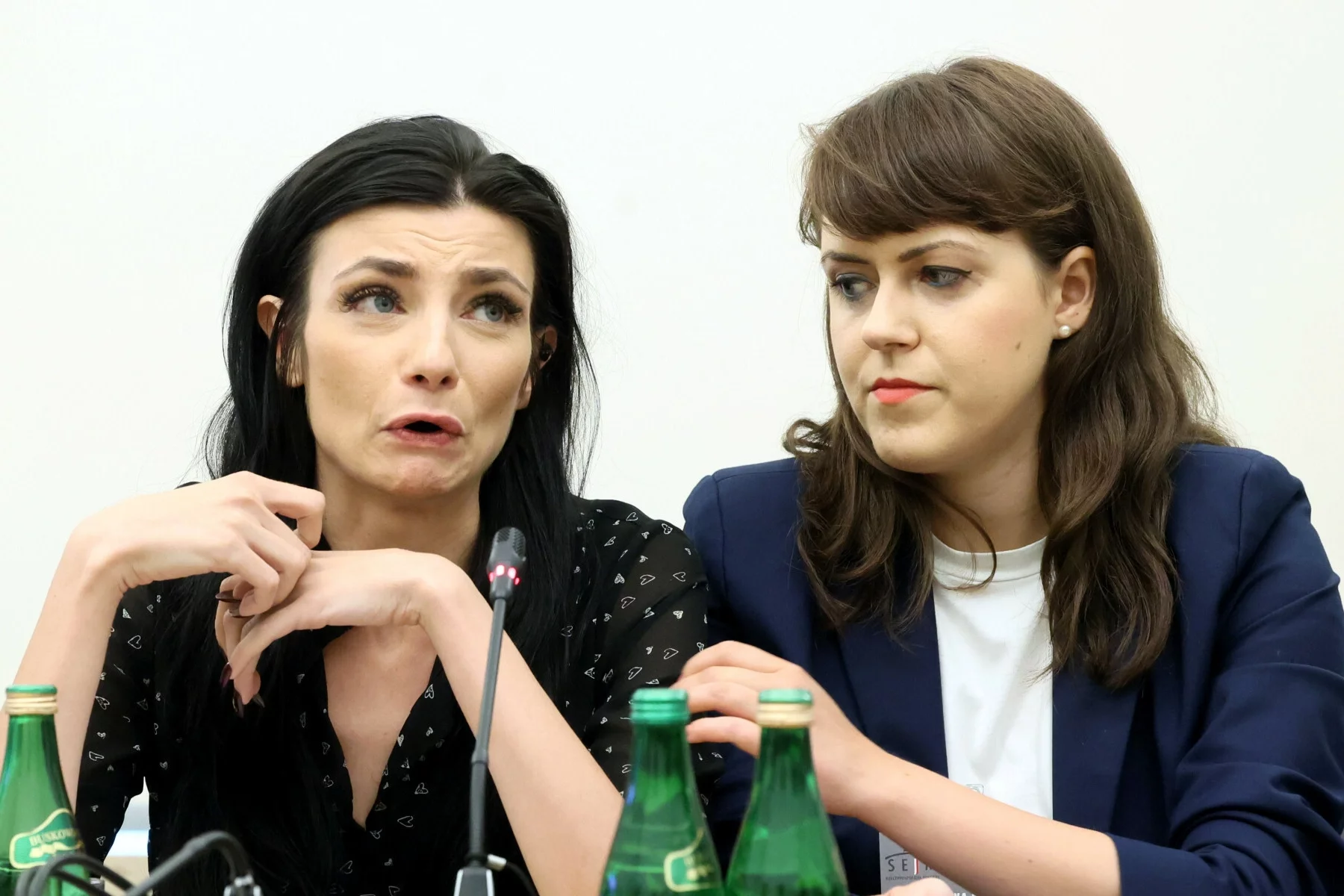 Pani Joanna z Krakowa na posiedzeniu Parlamentarnego Zespołu Praw Kobiet.