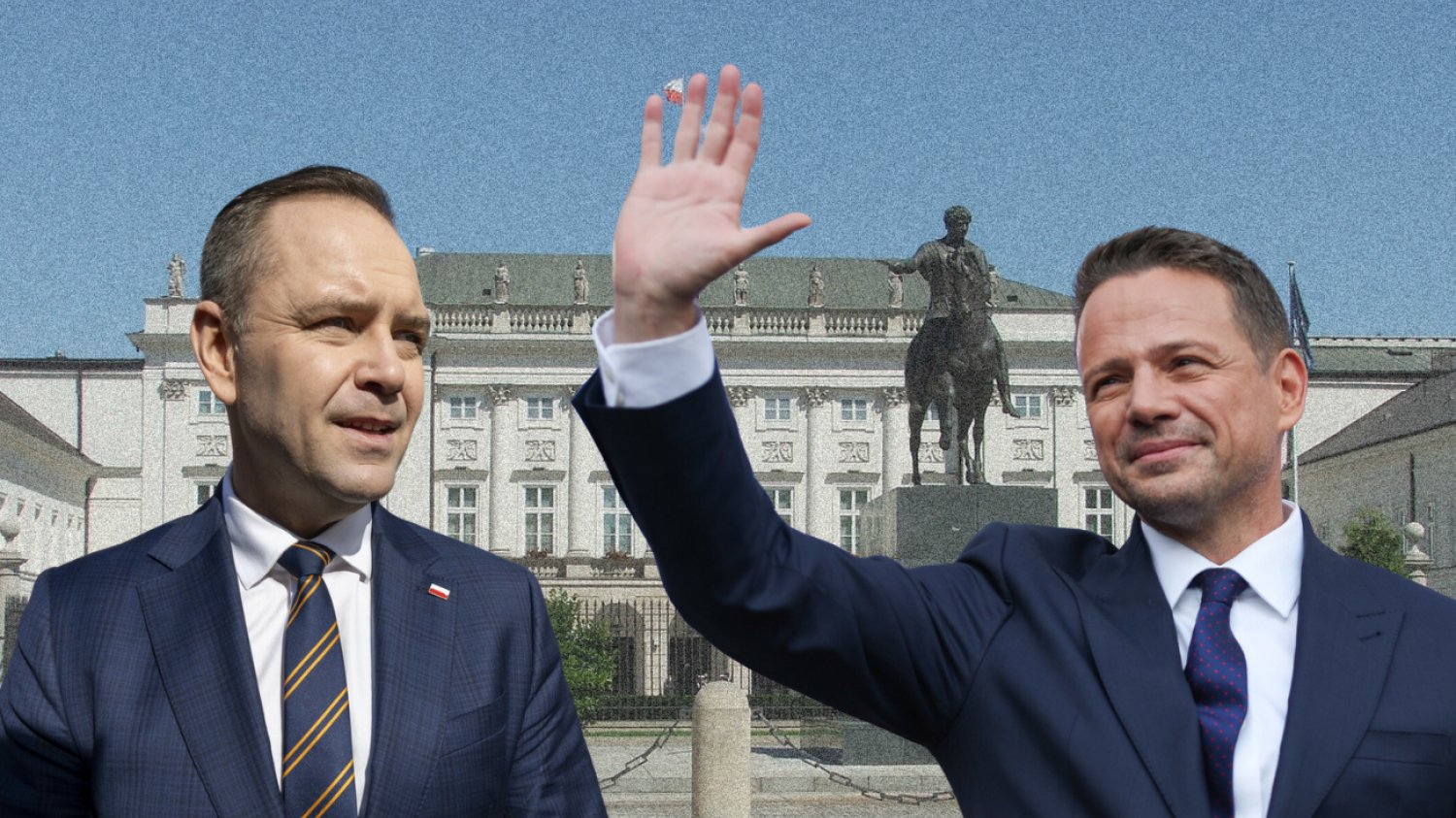 Karol Nawrocki i Rafał Trzaskowski