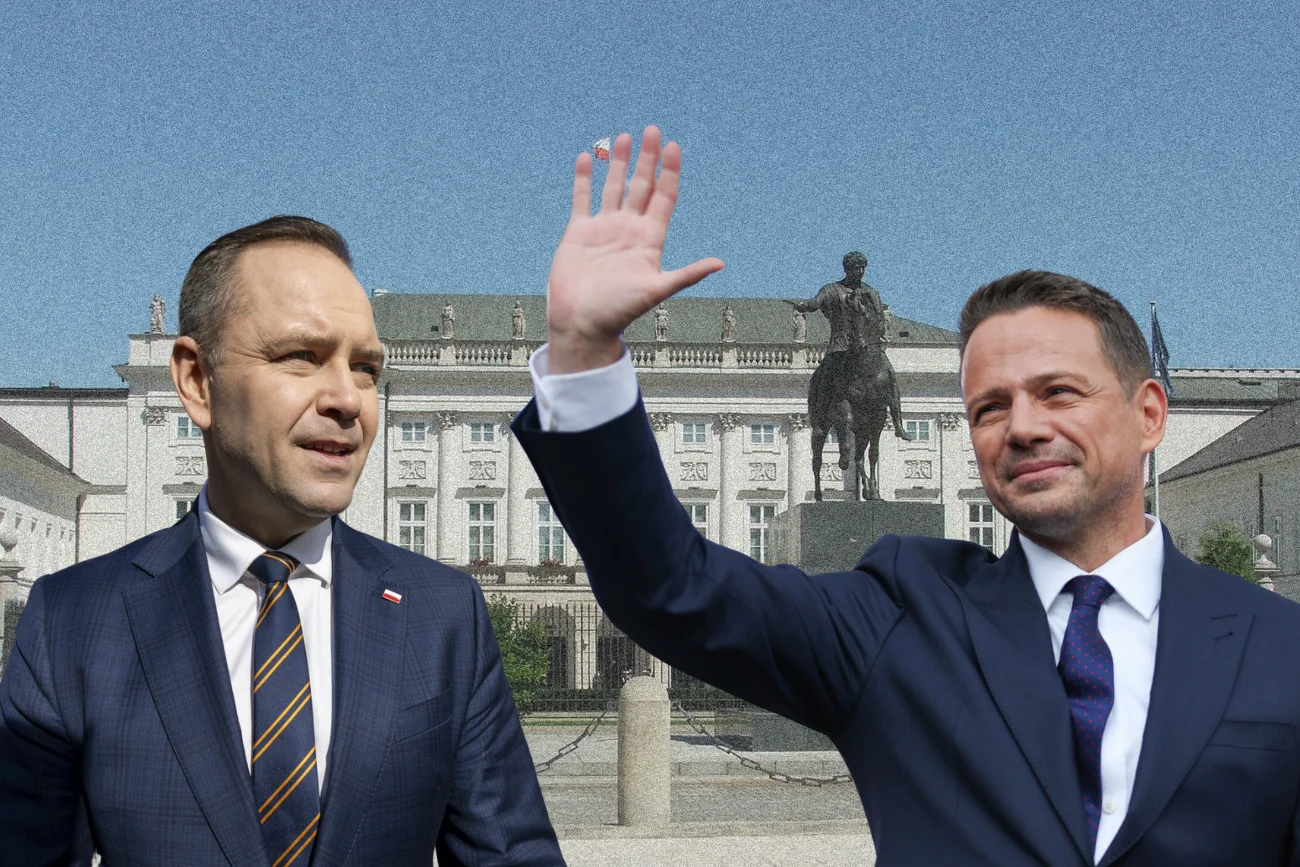 Karol Nawrocki i Rafał Trzaskowski