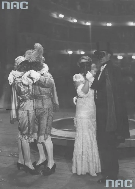 Bal sylwestrowy w Teatrze Wielkim w Warszawie, 1932