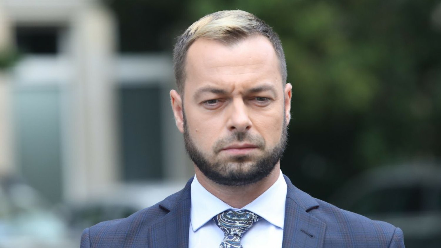 Burmistrz Ustrzyk Dolnych Bartosz Romowicz.