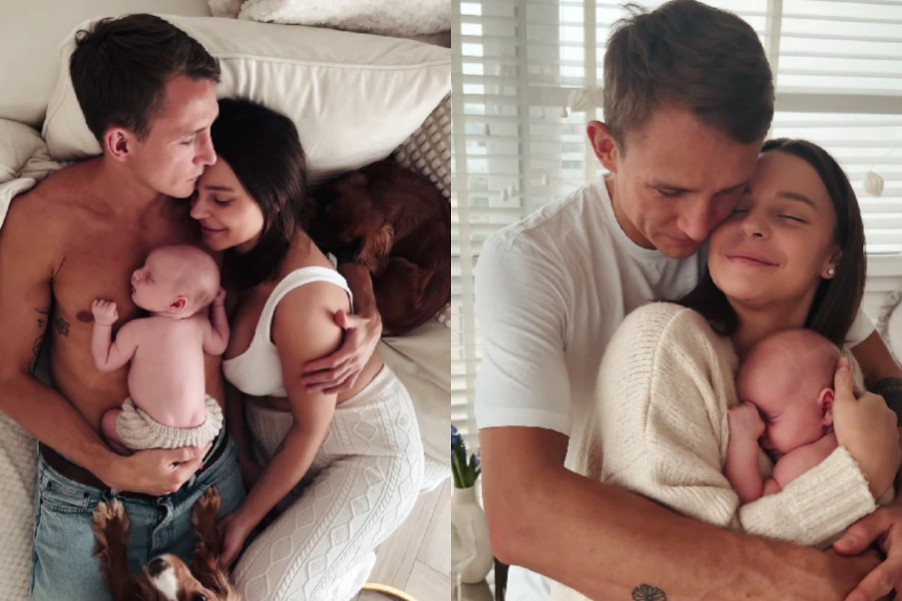 Rzeźniczakowie rozpływają się nad córeczką. Do kogo jest podobna Antonina?