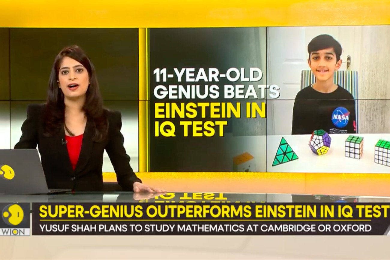 11-latek z wyższym IQ niż Einstein.