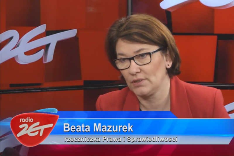 Rzeczniczka PiS Beata Mazurek ma wytłumaczenie na wszystko. Niestety każde kuriozalne.