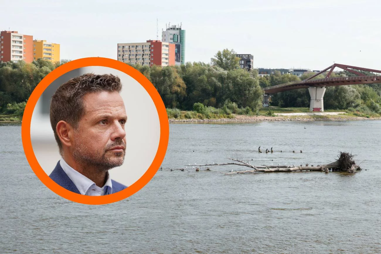 Kiedy wielka fala dotrze do Warszawy? Trzaskowski komentuje
