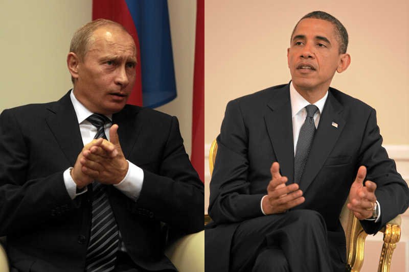 W rywalizacji między przywódcami Władimir Putin wygrywa z Barackiem Obamą.