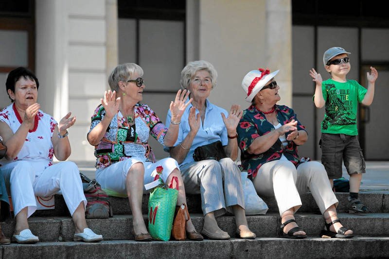 Seniorzy podczas Międzynarodowego Dnia Osób Starszych