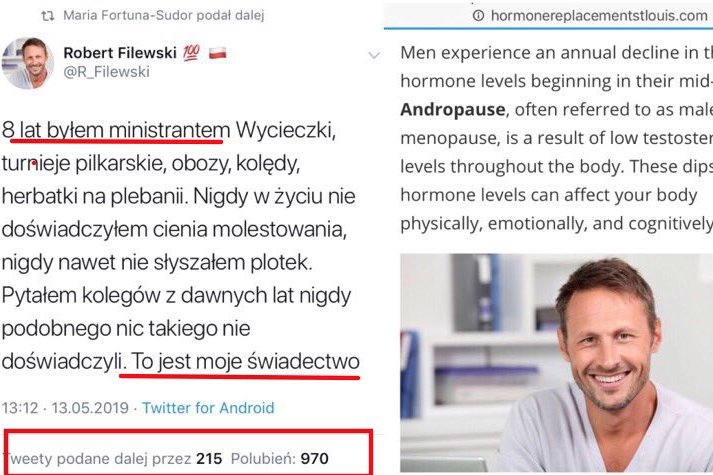 Twittera zalały tweety "ministrantów", którzy twierdzą, że nigdy nie doświadczyli molestowania za estrony księży. Pytali też swoich kolegów, którzy - oczywiście - również nie zetknęli się z pedofilią.
