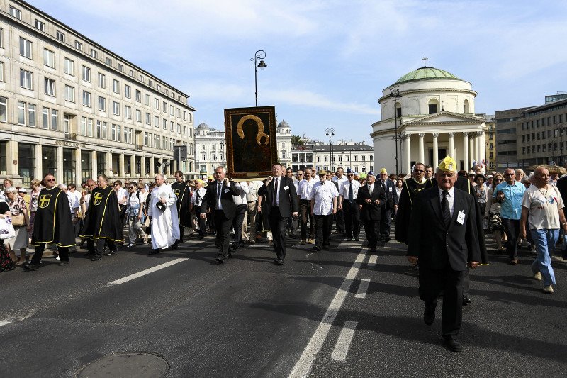 Procesja w Warszawie
