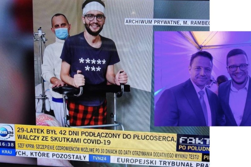 W mediach społecznościowych rozpętała się burza po jednym z kadrów z TVN24.
