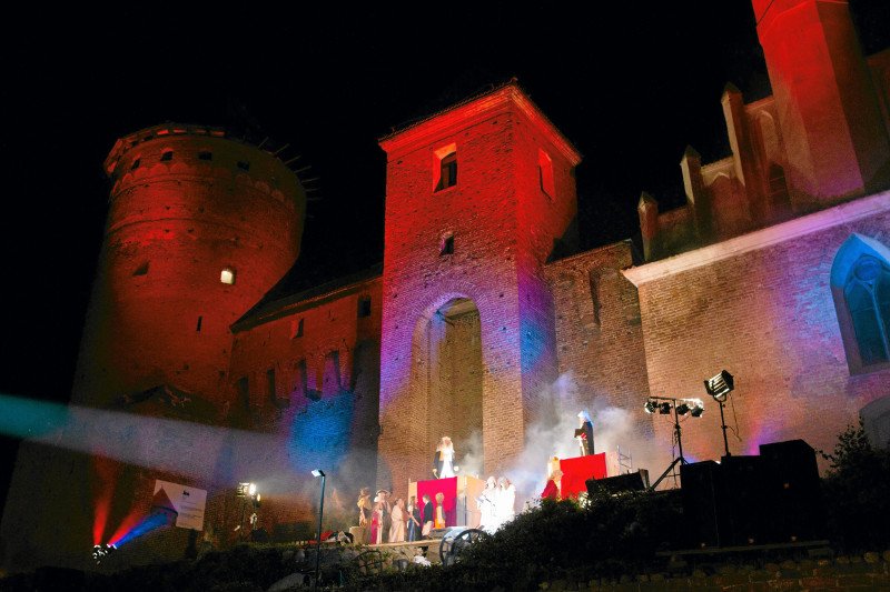 Reszel. Tu w 1811 roku na stosie spalono Barbarę Zdunk. Na zdjęciu inscenizacja z 2011 roku.