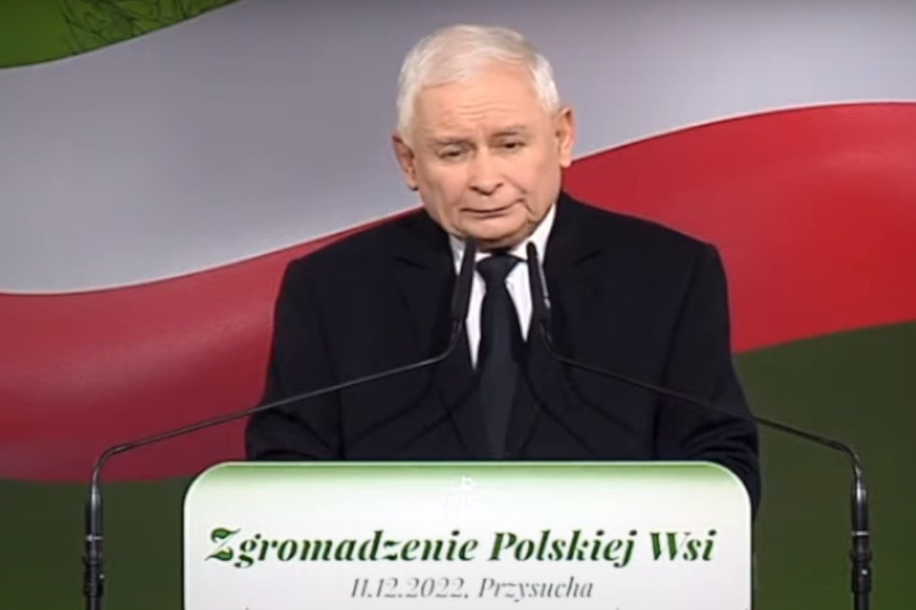 Jarosław Kaczyński na spotkaniu z rolnikami. Obiecał "równość wsi i miasta".