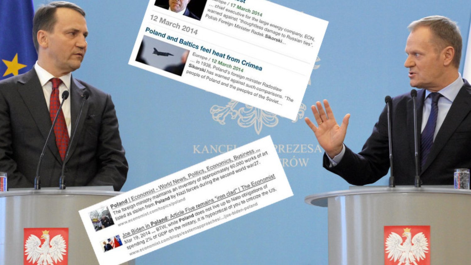 W naszych mediach rola Sikorskiego i Tuska w sprawie konfliktu na Ukrainie jest nieco wyolbrzymiona