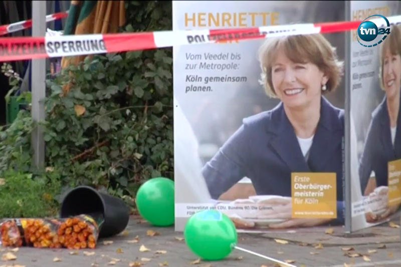 Henriette Reker została wybrana na burmistrz Kolonii.