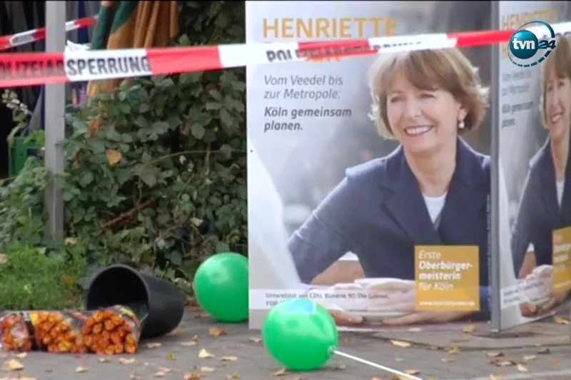 Henriette Reker została wybrana na burmistrz Kolonii.