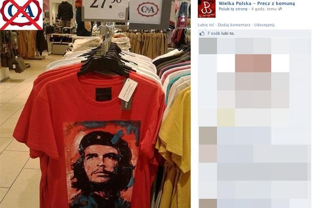 Profil "Wielka Polska - Precz z komuną" wzywa na Facebooku do bojkotu sieci C&A