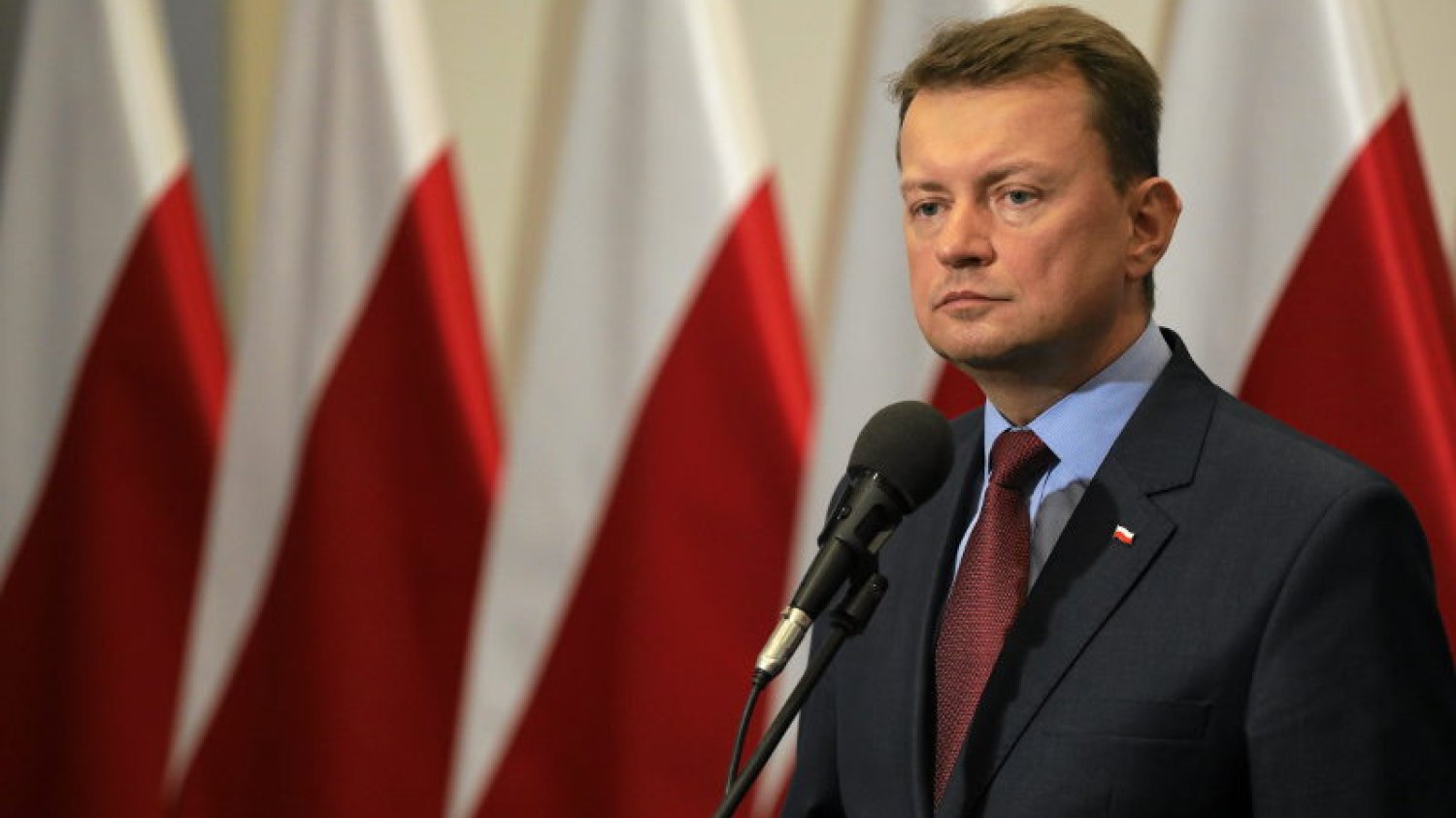 Mariusz Błaszczak pokazał projekt, który niedawno odrzucił.