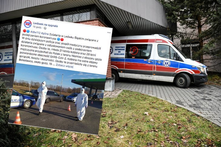 Lwówek Śląski: na stacji benzynowej zatrzymano kobietę i mężczyznę w związku z podejrzeniem koronawirusa. Teraz są już wyniki ich testów.