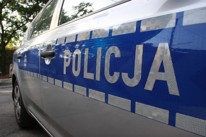 Samochód policyjny.