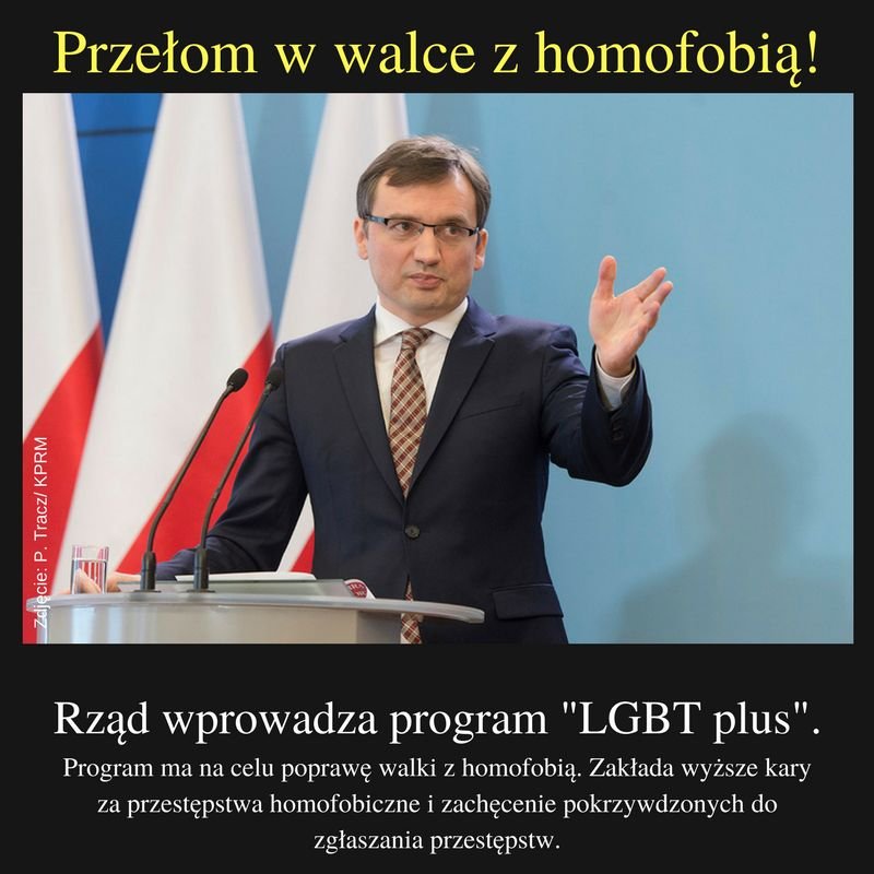 Minister sprawiedliwości, Zbigniew Ziobro.