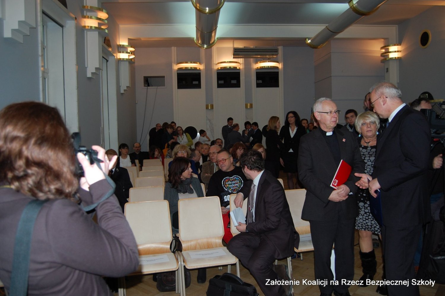 Gala z okazji założenia koalicji na rzecz bezpiecznej szkoły (jesień 2012)