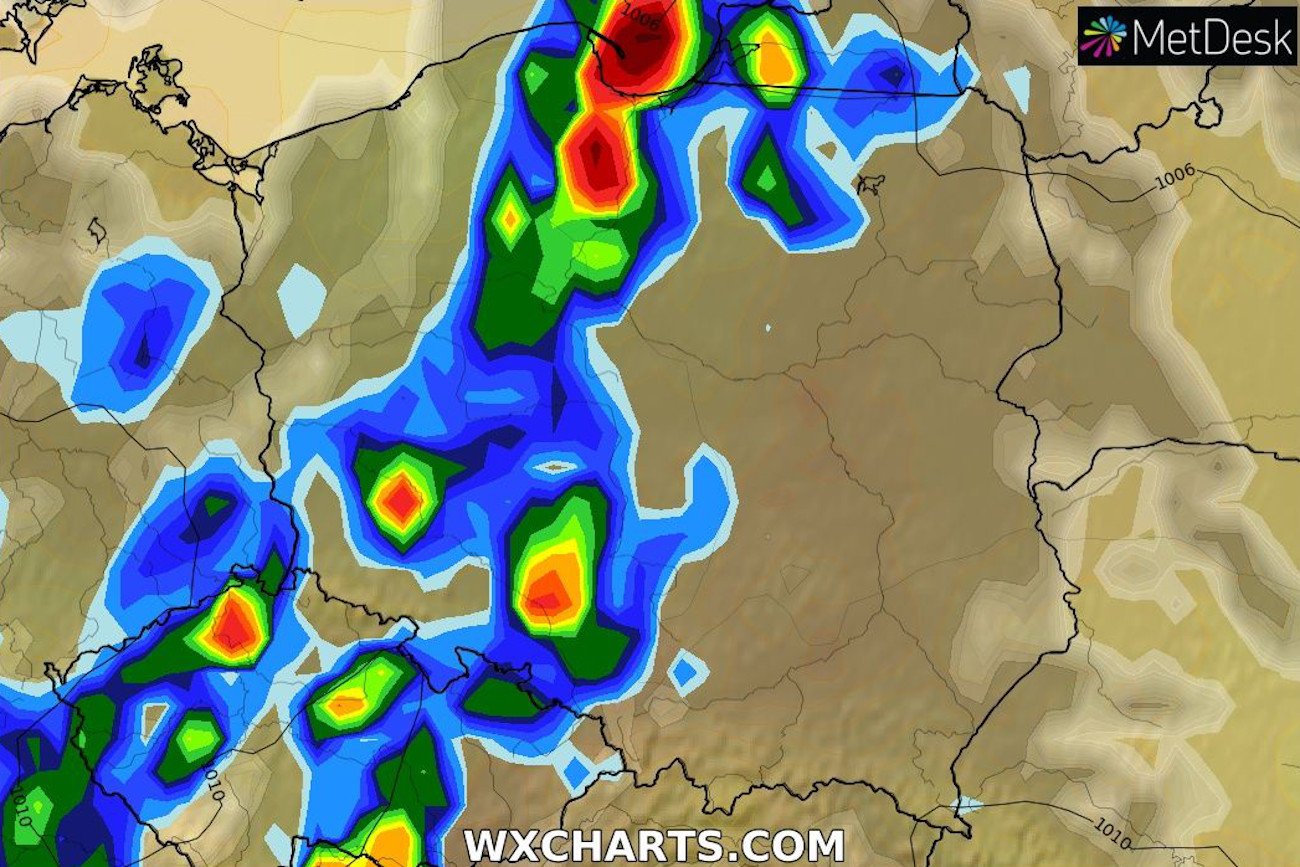 Czekają nas kolejne burze z gradem.