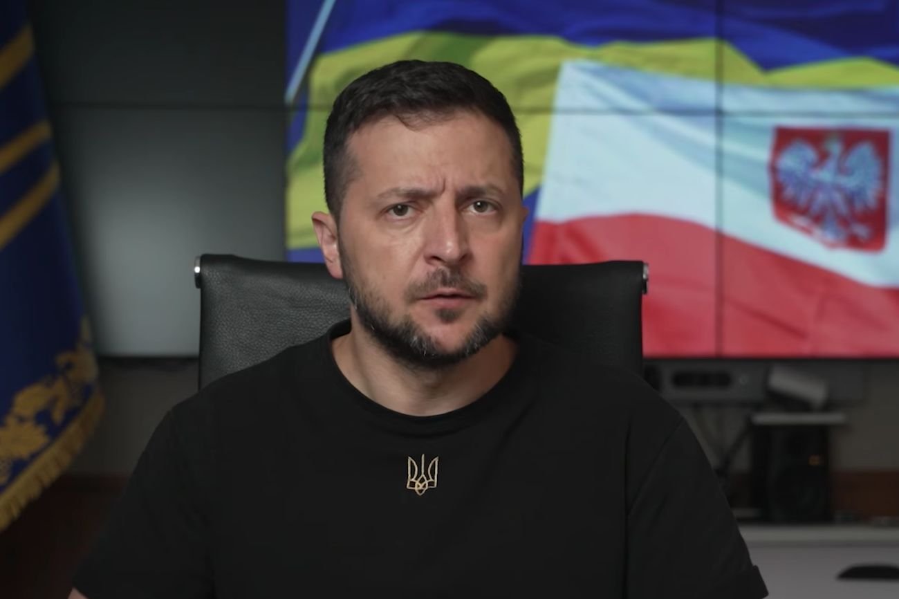 Wołodymyr Zełenski złożył Polakom życzenia 15 sierpnia.
