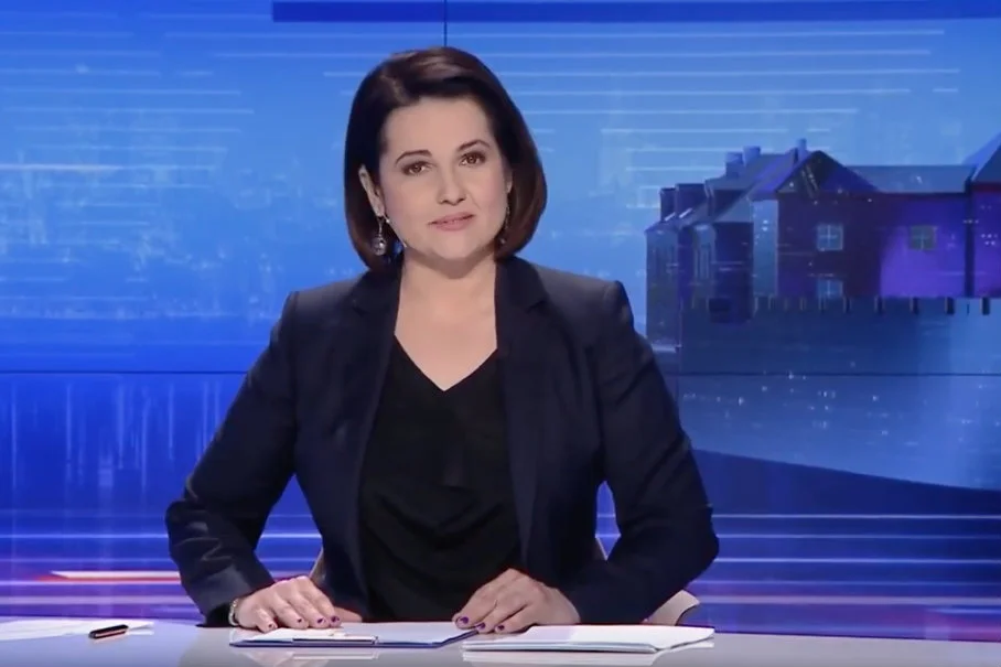 Edyta Lewandowska jako prezenterka "Wiadomości" robiła, co mogła, by pomóc Marianowi Banasiowi.