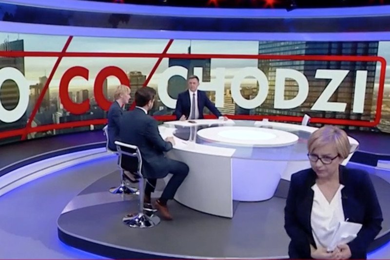 Posłanka Nowoczesnej wyszła ze studia TVP Info w trakcie programu.