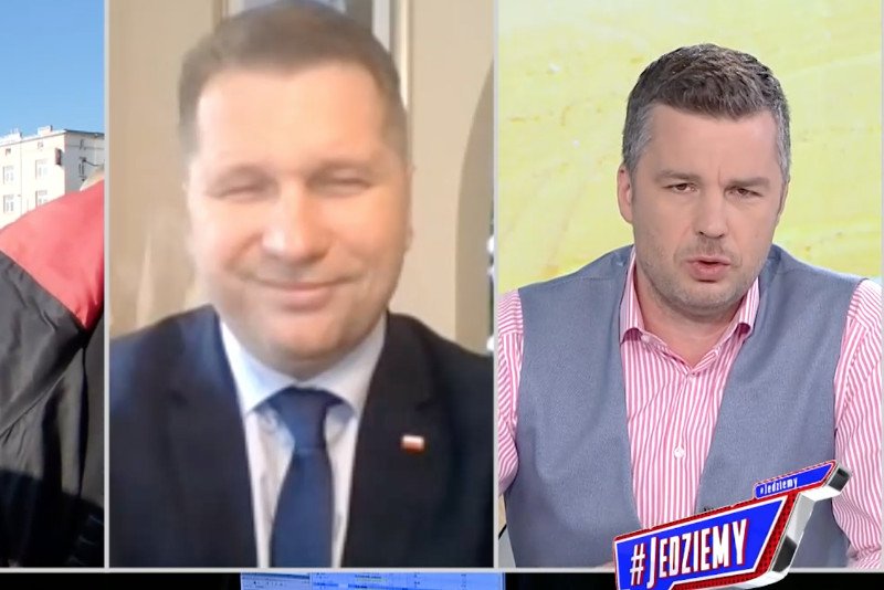 Przemysław Czarnek był gościem Michała Rachonia w TVP Info.