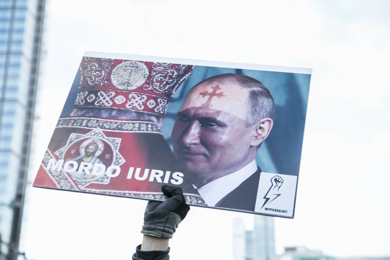 Protest Ogólnopolskiego Strajku Kobiet w 2021 roku