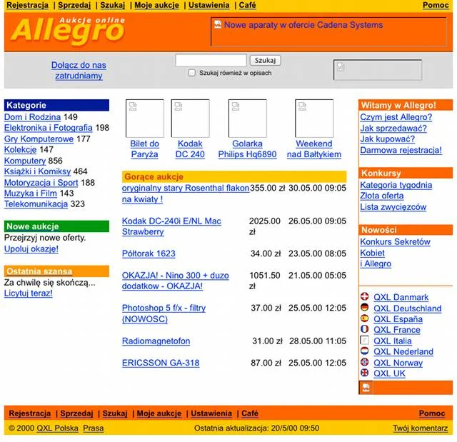 20 maja 2000 roku