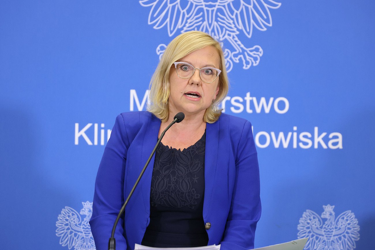 Minister klimatu i środowiska Anna Moskwa oskarża Niemców o "fake newsy" ws. Odry. Minister klimatu i środowiska Anna Moskwa.