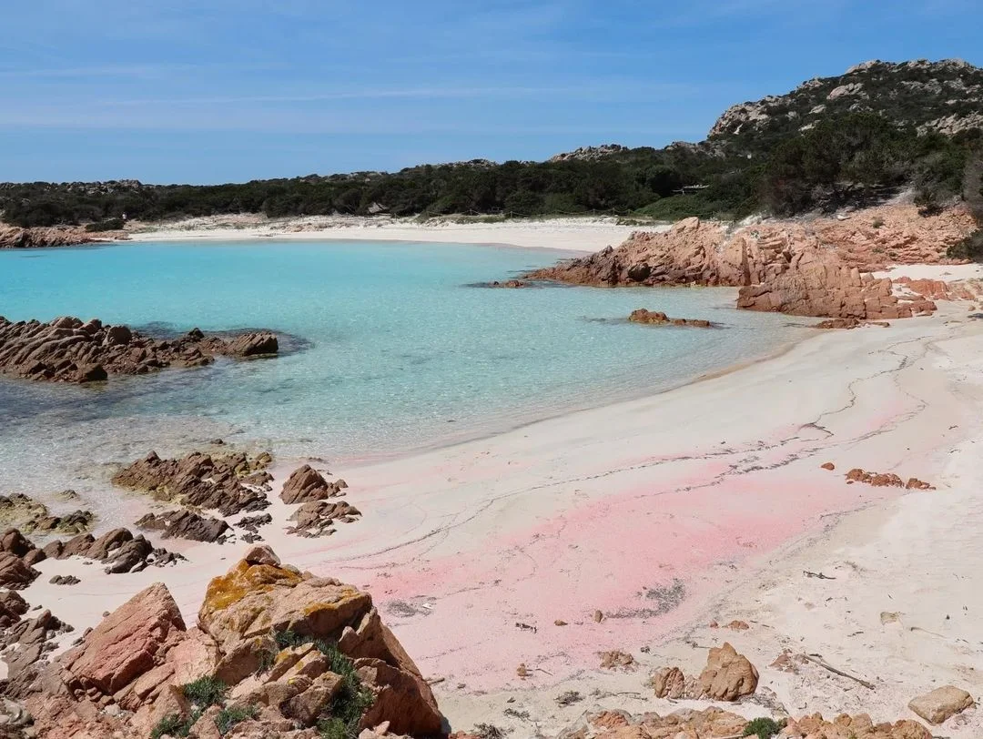Spiaggia Rosa — różowa plaża na Sardynii Spiaggia Rosa — różowa plaża na Sardynii