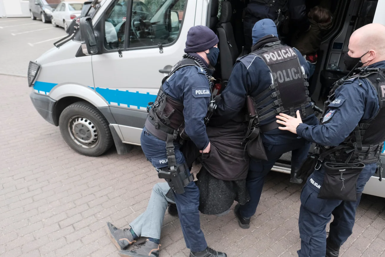 Policja w Poznaniu.