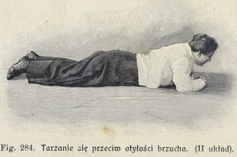 Kiedyś z otyłością brzucha radzono sobie inaczej.