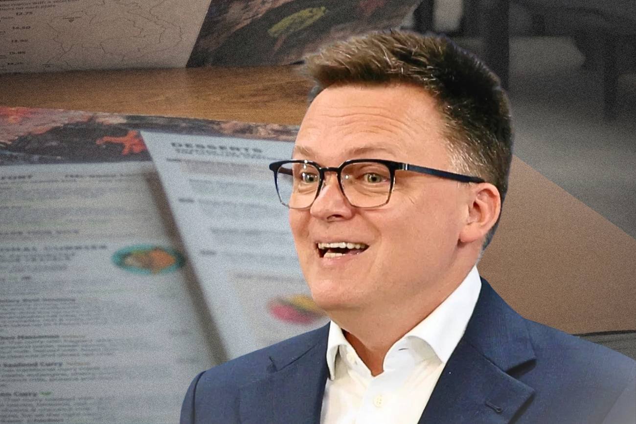 Hołownia pochwalił się tym, co jadł na kolacji z PiS-owcami. "Raczej tak po włosku"