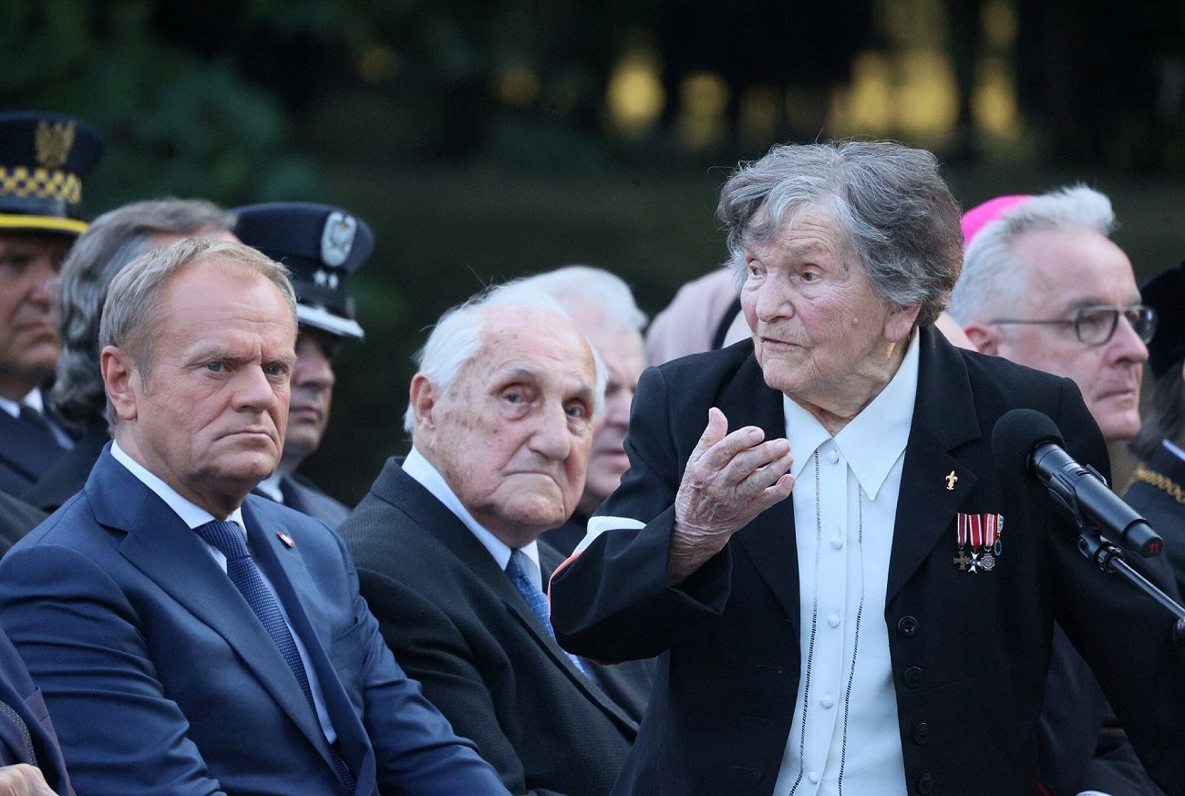 Wanda Traczyk-Stawska na obchodach 80. rocznicy wybuchu Powstania Warszawskiego