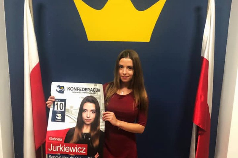 Gabriela Jurkiewicz, jedyna kobieta w zarządzie krajowym partii Janusza Korwin-Mikkego.