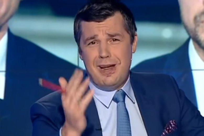 Michał Rachoń ostrzegł paskowych TVP Info przed angielskim zwrotem