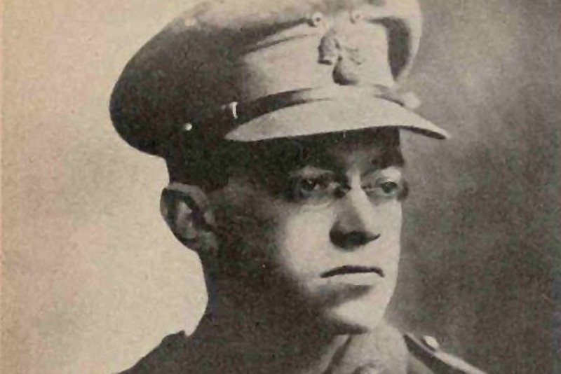 Ze’ew Żabotyński w mundurze Legionu Żydowskiego.